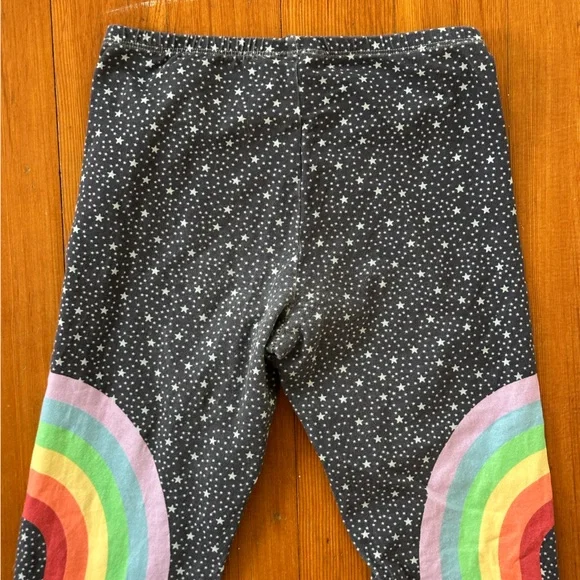 Paper Wings Starry Night Rainbow Kids Leggings - Picture 5 of 5